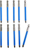 10Pcs Anti Slip Phillips Cross Slot PH2 Short Screwdriver Bit Set 1/4 Inch Hex Shank - 90mm Length S2 Steel