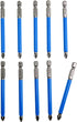10Pcs Anti Slip Phillips Cross Slot PH2 Short Screwdriver Bit Set 1/4 Inch Hex Shank - 90mm Length S2 Steel