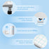8PCS, SEISSO Anti Vibration Pads, Anti Walk & Anti Shaking Washer Vibration Pads, Noise Reducing Anti Vibration Mat