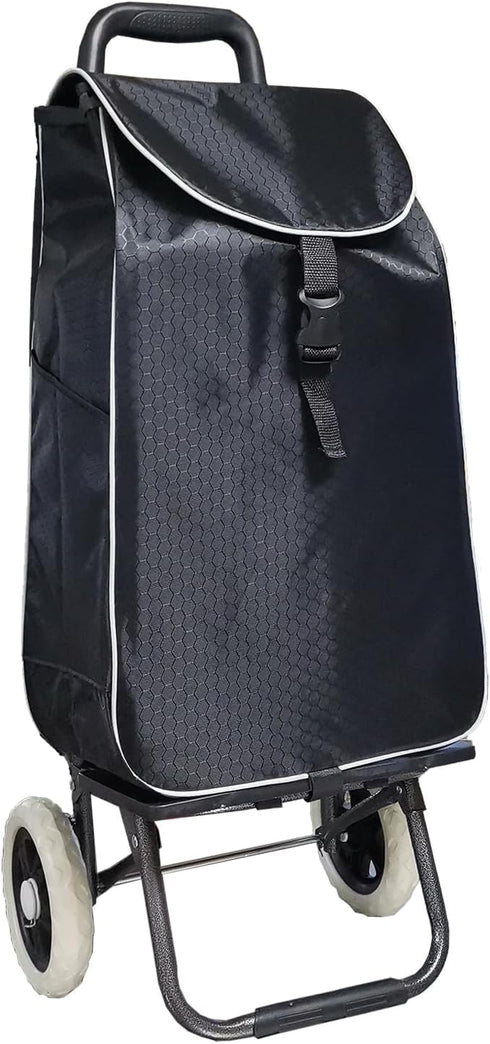 Bornfornice 31L Replacement Bag for Shopping Cart - Waterproof Trolley Bags, (Black)