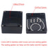 2 Pack Project Box IP65 Waterproof Junction Box, ABS Plastic Black Electrical Boxes for DIY Projects, 4.53"x3.54"x2.17"