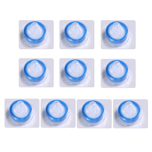 10PCS PVDF Syringe Filter 0.22µm Sterile Hydrophilic Filtration Lab Filters 25mm Membrane Diameter Individually Packed