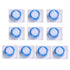 10PCS PVDF Syringe Filter 0.22µm Sterile Hydrophilic Filtration Lab Filters 25mm Membrane Diameter Individually Packed