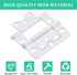 Worldity 10 Pack Hinges,3 Inch White Shutter Non Mortise Hinge, Screen Door Hinges Easy to Install, Screen Door Hinge