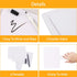 QTLCOHD 25 Pack Dry Erase Answer Paddle, 5 x 7 Inch Hand Held White Boards, Mini Double-Sided Auction Paddles