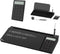 TOWON Desktop Glass Whiteboard with Basic Calculator, 12 Digit LCD Display, Desk Organizers for Office, Home, School