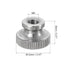 uxcell Knurled Thumb Nuts, 4Pcs M4 x D12mm x H8mm Stainless Steel Round Knobs Fasteners Blind Hole Hand Screw Nut Silver for 3D Printer Parts, Machine Tools