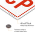 SmartSign S-9296-AL-10 "FACP" Sign | 7" x 10" Aluminum Red on White