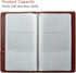 Sooez Leather Professional Business Card Book Holder Organizer - 240 Capacity Credit Card Booklet, PU Name Cards