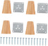 OSALADI 4sets Solid Wood Table Legs for Sofa Cabinet Couch Tv Stand