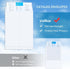 ValBox 6x9 Self Seal Security Catalog Envelopes, 250 Count Small White Envelopes for Mailing and Organizing