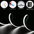 Smacen 4.92Ft 6000K Battery Powered COB Led Strip Lights, Battery Operated Cool White LED Strip Light, High Brightness
