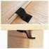 Table Top Fasteners, Z Clips for Table Tops, 20 Packs (Black)