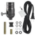 Asjeumt Lamp Rewire Kit Lamp Socket Replacement Kits 12 Foot Matching Cord Plug