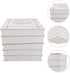 Ipetboom 2pcs White Square Folding Paper Lampshades Decorative Hanging Paper Lantern Light Covers for Indoor Ceiling