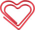 Heart Paper Clips, 12 Pieces Small Creative Cute Paperclips for Document Organizing, Office School Use