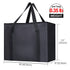 4-Pack Insulated Reusable Shopping Grocery Bags, X-Large Soft Cooler Bag Insulated, Boadon Collapsible Grocery Shopping