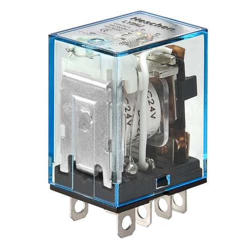 Gereral Purpose Relay, LY2NJ, 24VDC Coil, 10A 24VDC/220VAC, DPDT, LED Indicator