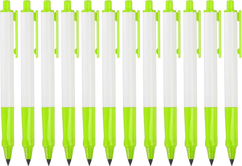PATIKIL Inkless Pencil, 12 Pack Eternal Pencil, Replaceable Nib Magic Pencils for Writing and Drawing