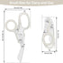6 1 in trauma shears, folding emergency shear, Outdoor Camping Tools, Seat Belt Cutter, Oxygen Cylinder Wrench