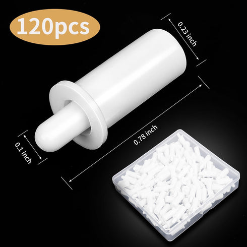 XGHSHW 120Pcs Spring Loaded Plantation Shutter Replacement Repair Pins for Blind Slats, Movable Blade, Cabinet Door
