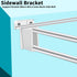 OXDFK 12 Closet PCS Wire Shelf End Bracket, Plastic Shelves Brackets with Screws, Heavy Duty Wall Mount Brackets