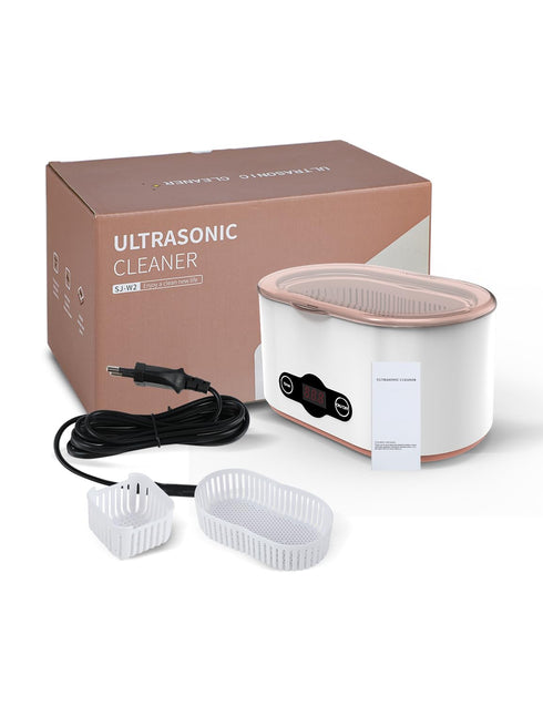 20OZ Ultrasonic Jewelry Cleaner 45KHz with 5 Timer Modes, 600ML Stainless Steel Cleaner for Jewelry and Eyeglasses
