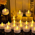 Lights:200 Pack 200Hours Tappovaly Battery Operated LED Tea Flameless Votive Candles Lamp Realistic and Bright