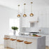 2 Pack 1.65 5.1 5.9 Amber Glass Shades Globes, Glass Lamp Shade Covers Replacements, in Fitter in Height in Diameter