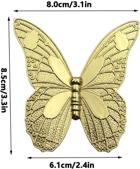 SagaSave 1 Pcs Butterfly Cabinet Knob Drawer Handle for Furniture Clost Cabinet Dresser Wardrobe Bedside Table Bathroom