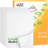 QYH Premium Printable Vinyl Sticker Paper, 50 Matte White Waterproof Decal Paper Sheets, 8.5"x11"