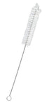 EISCO 12PK Bristle Cleaning Brushes with Fan-Shaped Ends, 9" - Twisted Stainless Steel Wire Handle - Ideal for 0.6" - 0.8" Diameter Tubes, Bottles, Flasks, Cylinders, Jars, Vases, Cups