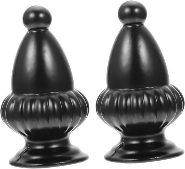 COHEALI 2pcs Lamp Shade Finial Knobs Decorative Horn Bracket Caps for Table and