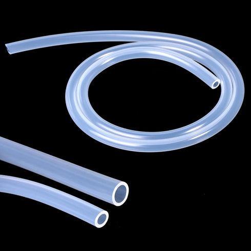 ABIGABETH 1/4" 3/8" 10 Food Grade Silicon Tubing Hose - ID x OD Feet High Temp Pure Silicone Hose, Flexible Silicone