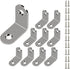 L Bracket Stainless Steel Corner Brace Sets, 90 Degree Right Angle Bracket
