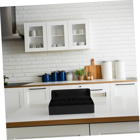 LIFKOME Countertop Multi Purpose Cup Shelf Organizer with Large Storage Compartment Efficient Storage for Milk Tea