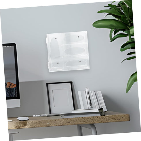 Acrylic Wall-Mounted Glove Dispenser - Versatile Storage Solution for Home and Lab
