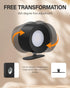 360 2PC Adjustable Magnetic Base for Wall Sconces, Universal Replacement Fit All Wall Lights, Includes Adhesive