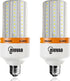 2 Pack 50W LED Corn Light Bulb, 6250 Lumen 400W Replacement, E26 Cool Daylight White, Indoor Outdoor Application