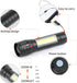 5 Pack Mini Small Pocket LED Flashlight USB-C Rechargeable High Lumens Bright Powerful EDC Flash Lights - Aluminum