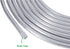 3/8 Metal Fuel Line, 3/8" OD Aluminium Coiled Tubing for Refrigeration, Automotive Oil Pipe, Brake Line, 10FT