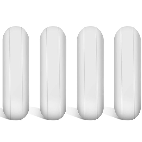 PTFE Magnetic Stirrer Mixer Stir Bar, White Color, Laboratory Bar, Stir Plate Magnet Stick (4 Pieces, 30 mm)
