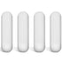 PTFE Magnetic Stirrer Mixer Stir Bar, White Color, Laboratory Bar, Stir Plate Magnet Stick (4 Pieces, 30 mm)