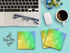 Butler in the Home Sticky Notes 12 Pack, 3"x3", 50 Sheets Per Pad, Cute Funny Memo Note Pads with Rainbow Gradient