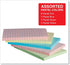 Universal UNV35616 100 Sheet Lined 4 in. x 6 in. Self-Stick Note Pads, Assorted Pastel Colors (5/Pack)