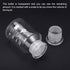 PATIKIL 250mL Reagent Media Bottle, 1Pcs Round Graduated Glass Storage Bottle with Clear Cap