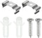 MECCANIXITY T4 Clips Bracket Hanger Fluorescent Tube Light Fixture Holder Clamps with