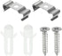 MECCANIXITY T4 Clips Bracket Hanger Fluorescent Tube Light Fixture Holder Clamps with