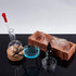 OLYCRAFT 6PCS High Borosilicate Glass Petri Dishes with Lid, 60mm Dia x 18mm Deep, 2pcs Glass Culture Plate