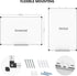 XBoard Magnetic Dry Erase Whiteboard 24 x 18 Inch, Double Sided Presentation Board for Home Office